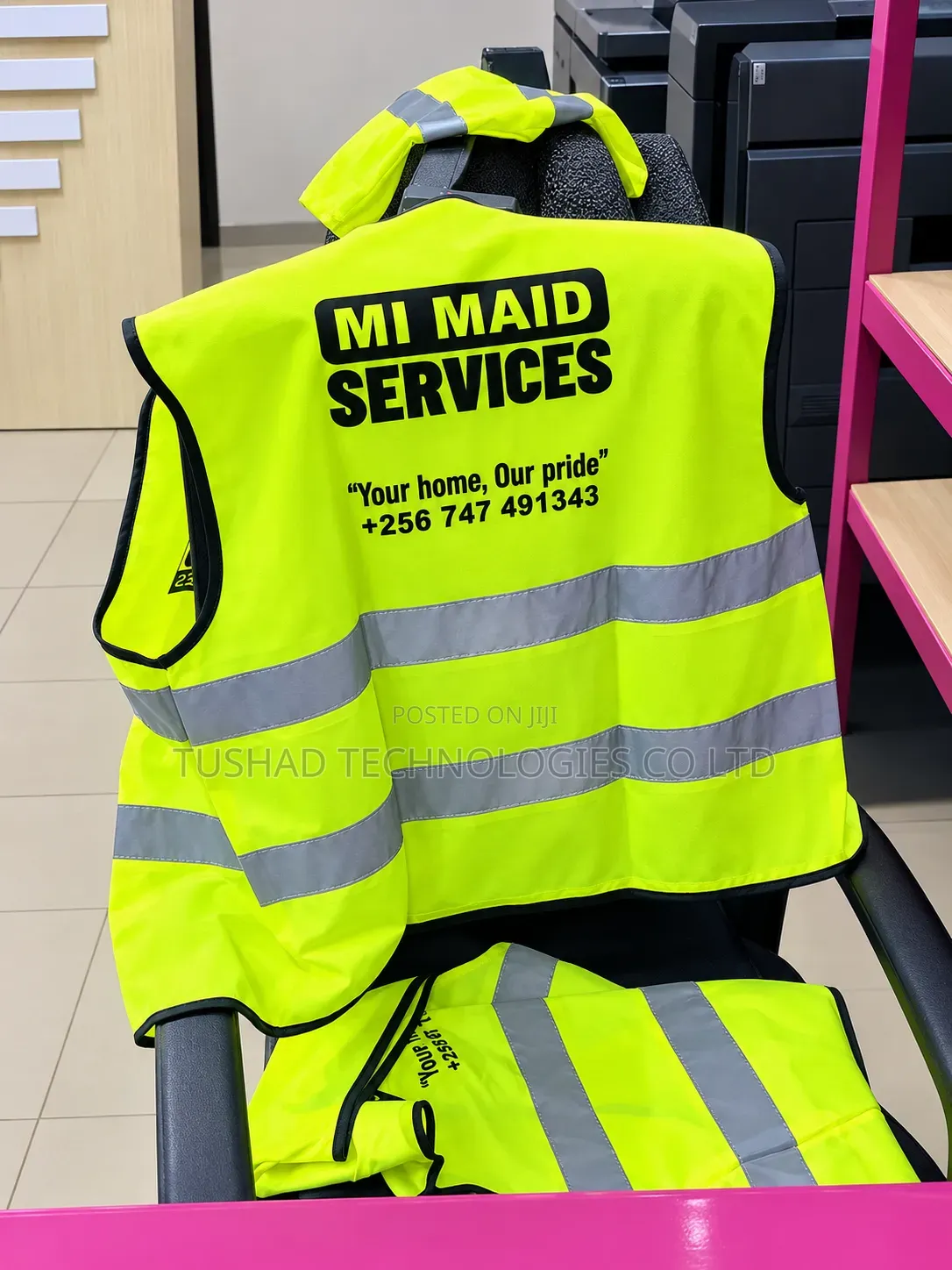 Branded Reflectors. (Bulk Only Eg 100+ Pieces) Printed Reflector Vest