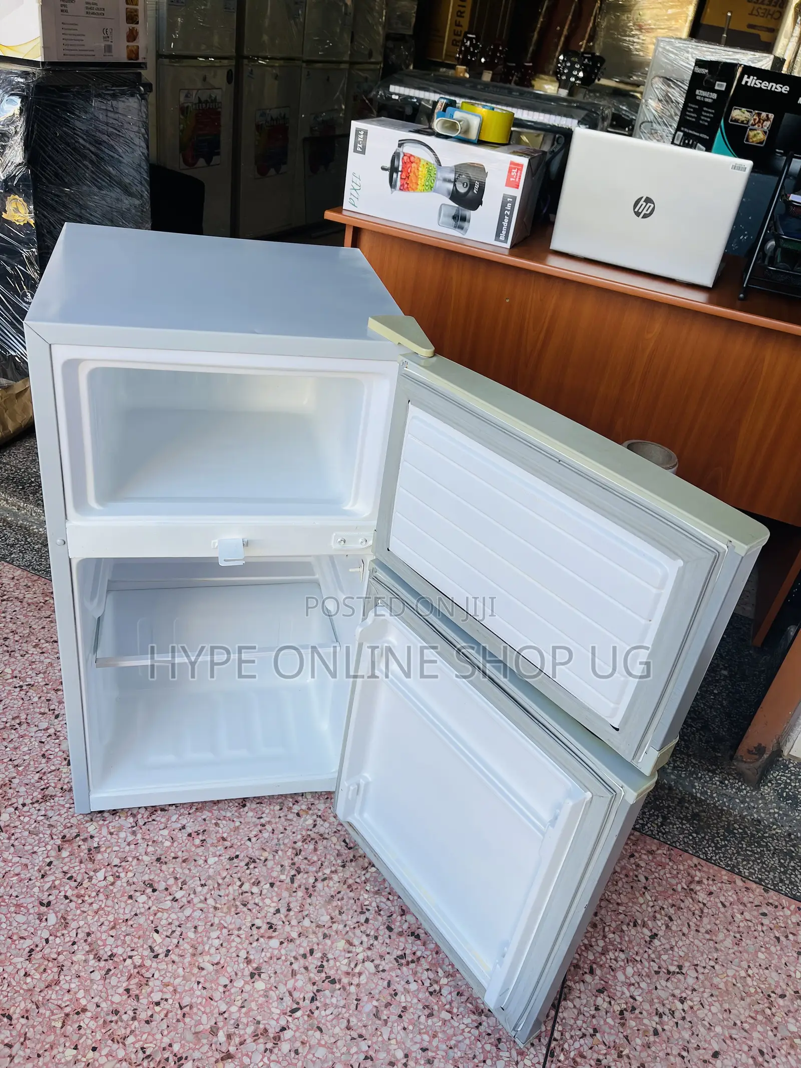 Imported Used Low Power Consumption Double Door 120L Adh Fridge