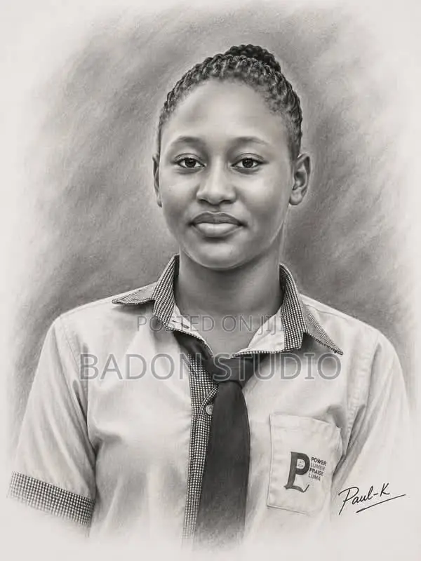 Custom Art Portrait - Gold