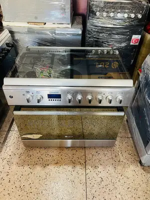 Full Electric Oven With 2fans,4gas,2hotplates,Blueflame Auto-Cooker