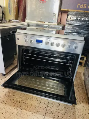 Full Electric Oven With 2fans,4gas,2hotplates,Blueflame Auto-Cooker