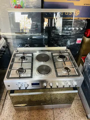 Full Electric Oven With 2fans,4gas,2hotplates,Blueflame Auto-Cooker
