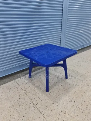 Blue* Plastic Table Plastic Table 90cm×90cm