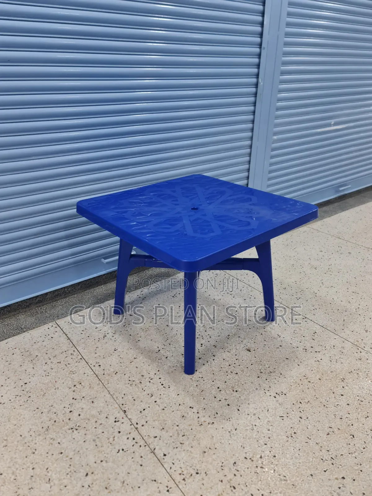 Blue* Plastic Table Plastic Table 90cm×90cm