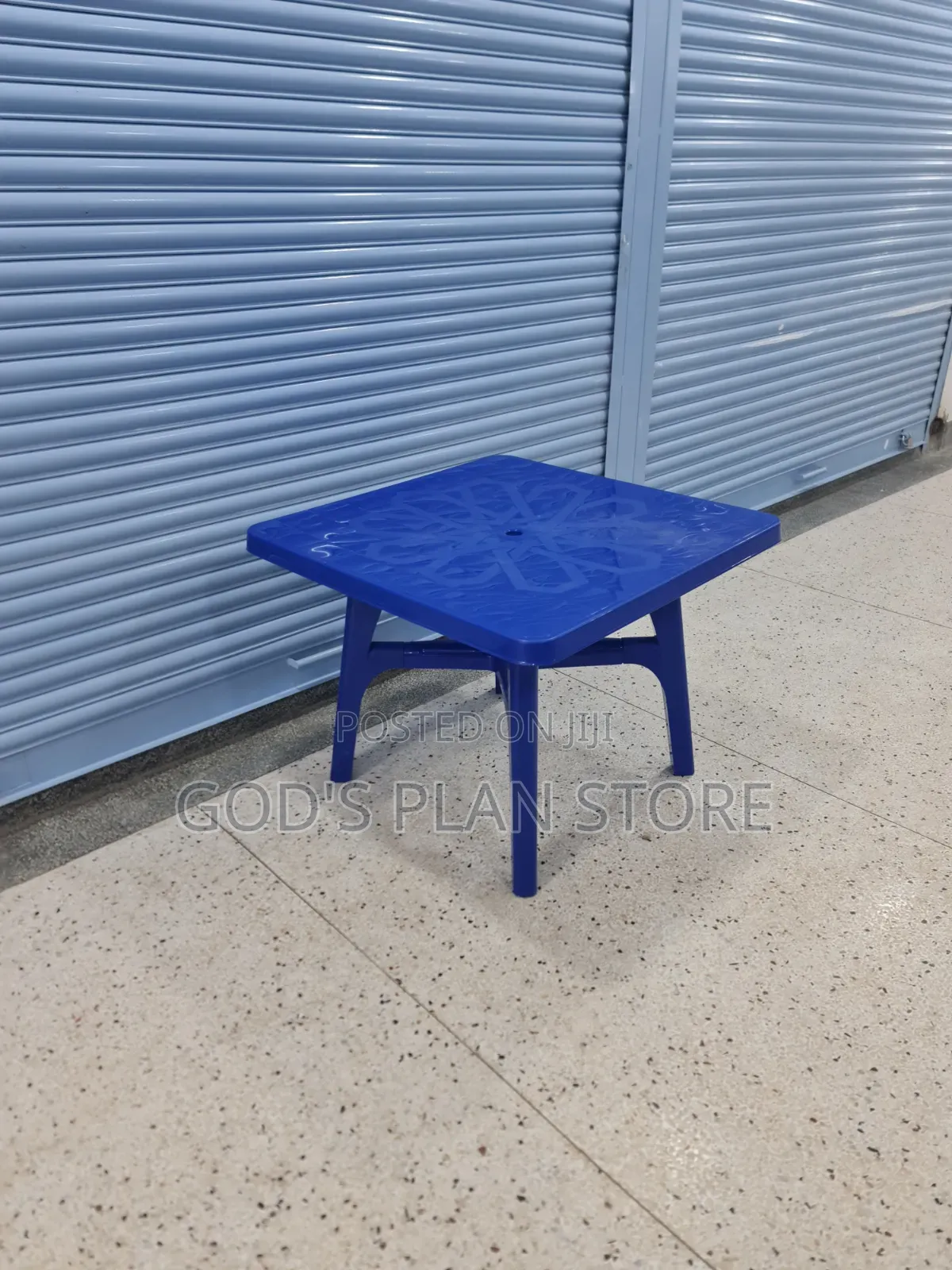 Blue* Plastic Table Plastic Table 90cm×90cm