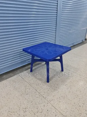 Blue* Plastic Table Plastic Table 90cm×90cm