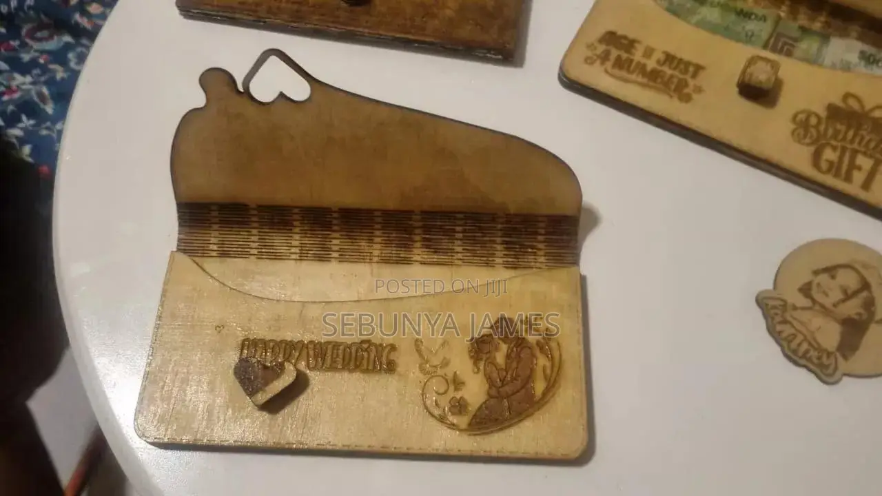Plywood Cash Gift Envelopes