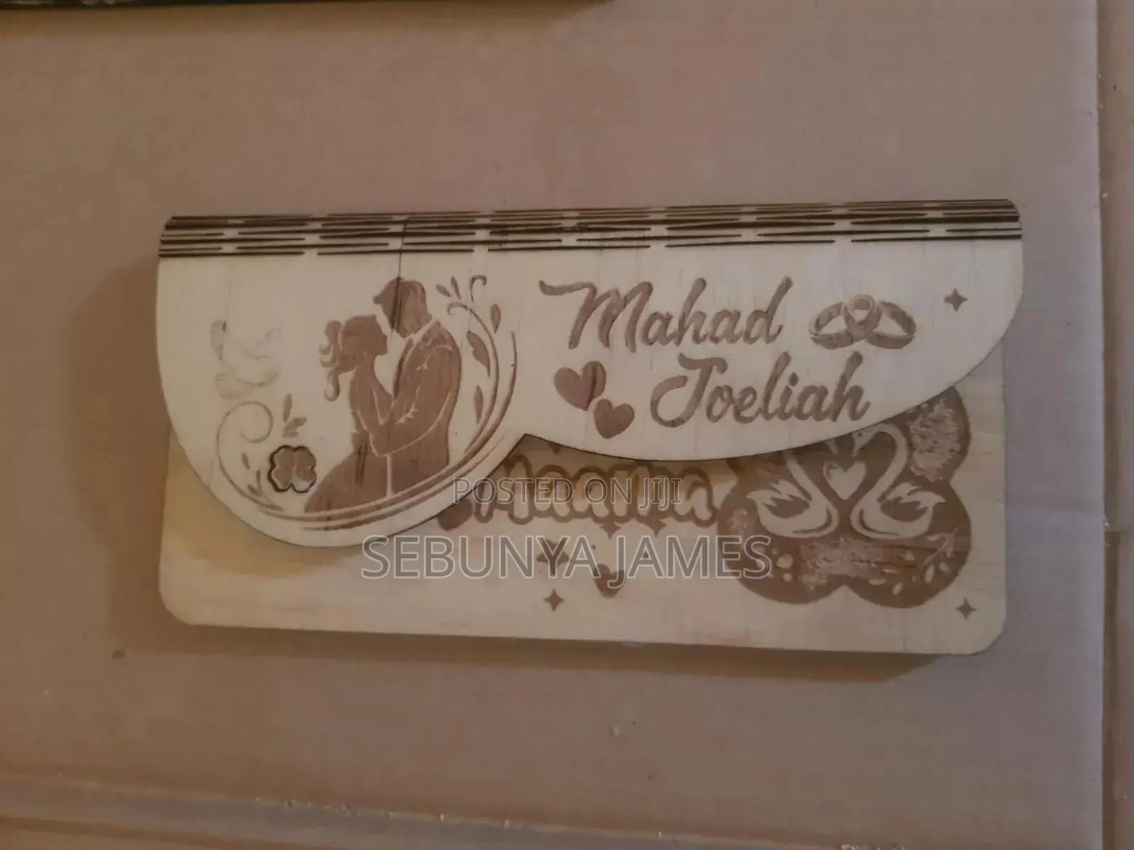 Plywood Cash Gift Envelopes