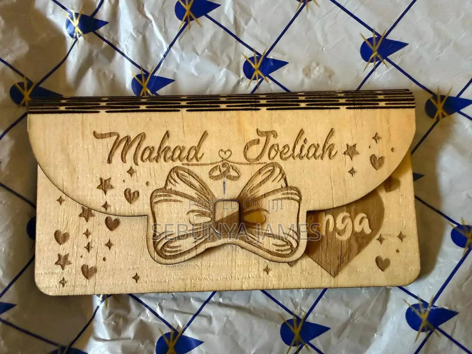 Plywood Cash Gift Envelopes