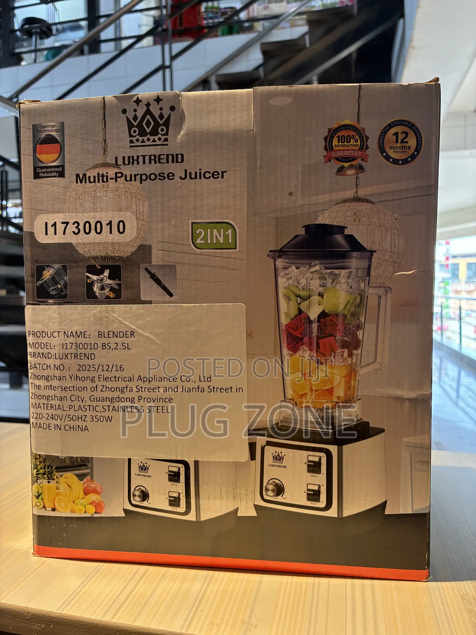 Luxtrend Multipurpose 2 in 1 Blender