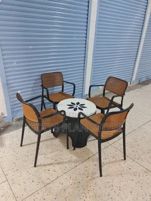Classic Imported Plastic Table and Chairs Plastic Table and Chairs