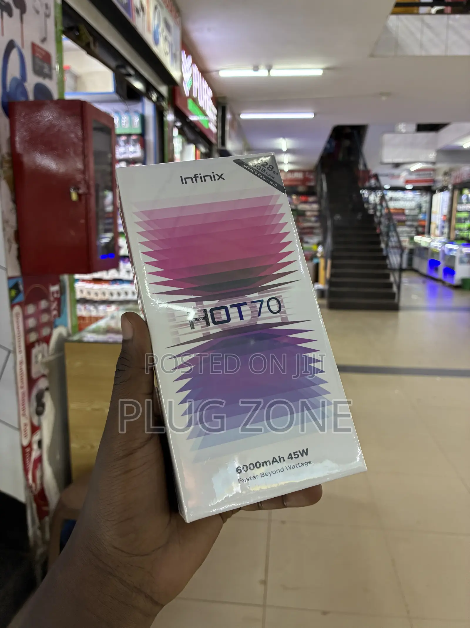 New Infinix Hot 70 128 GB Black