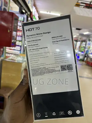 New Infinix Hot 70 128 GB Black