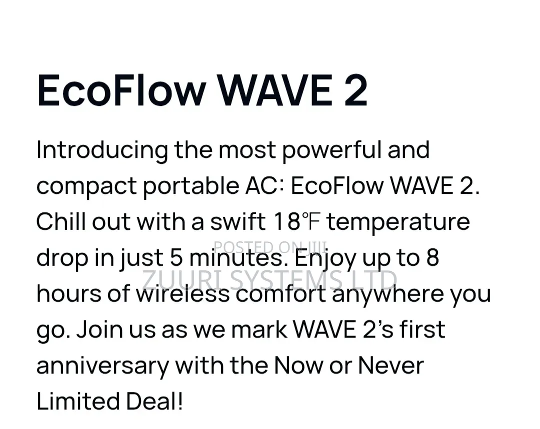 EcoFlow WAVE 2 Mobile AIR CONDITIONING
