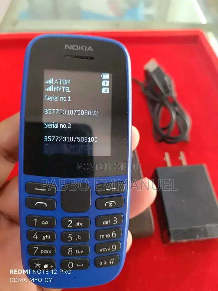 New Nokia 105 Blue