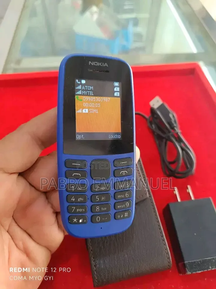 New Nokia 105 Blue