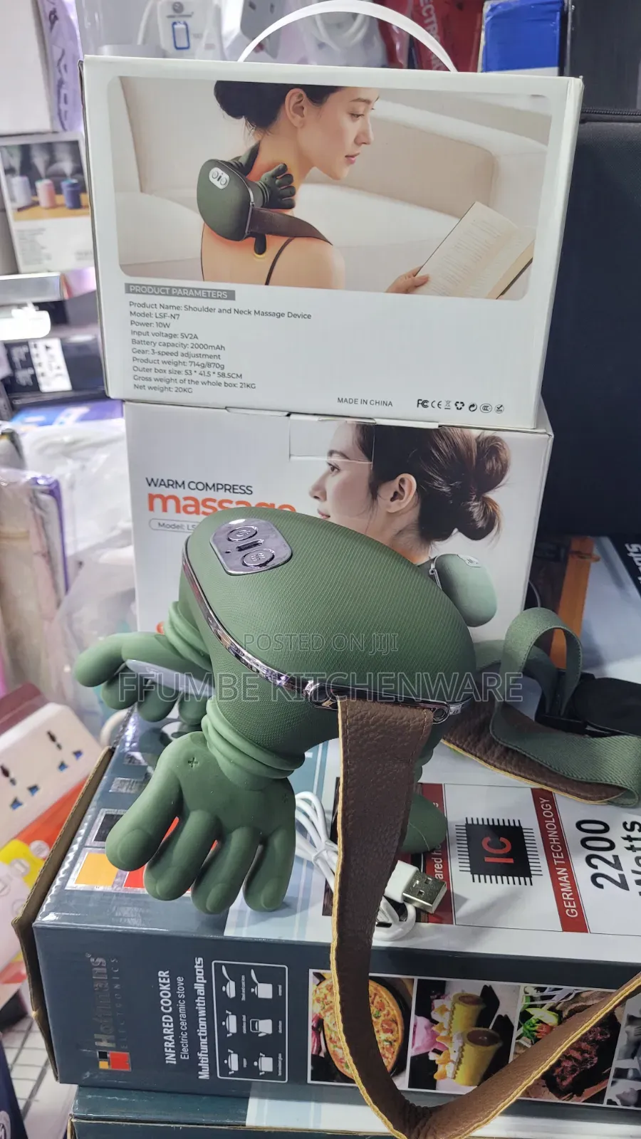 Portable Neck and Shoulder Massager