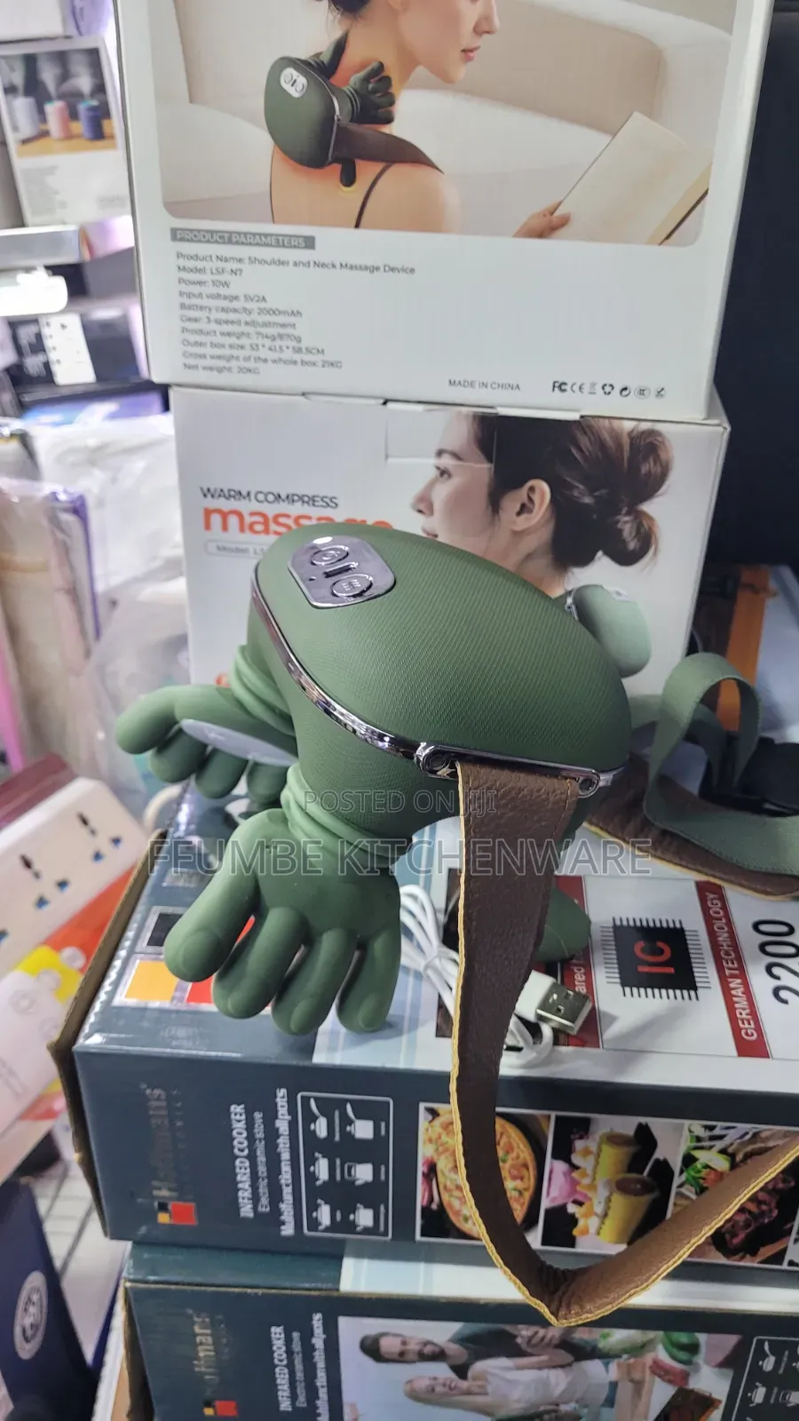 Portable Neck and Shoulder Massager