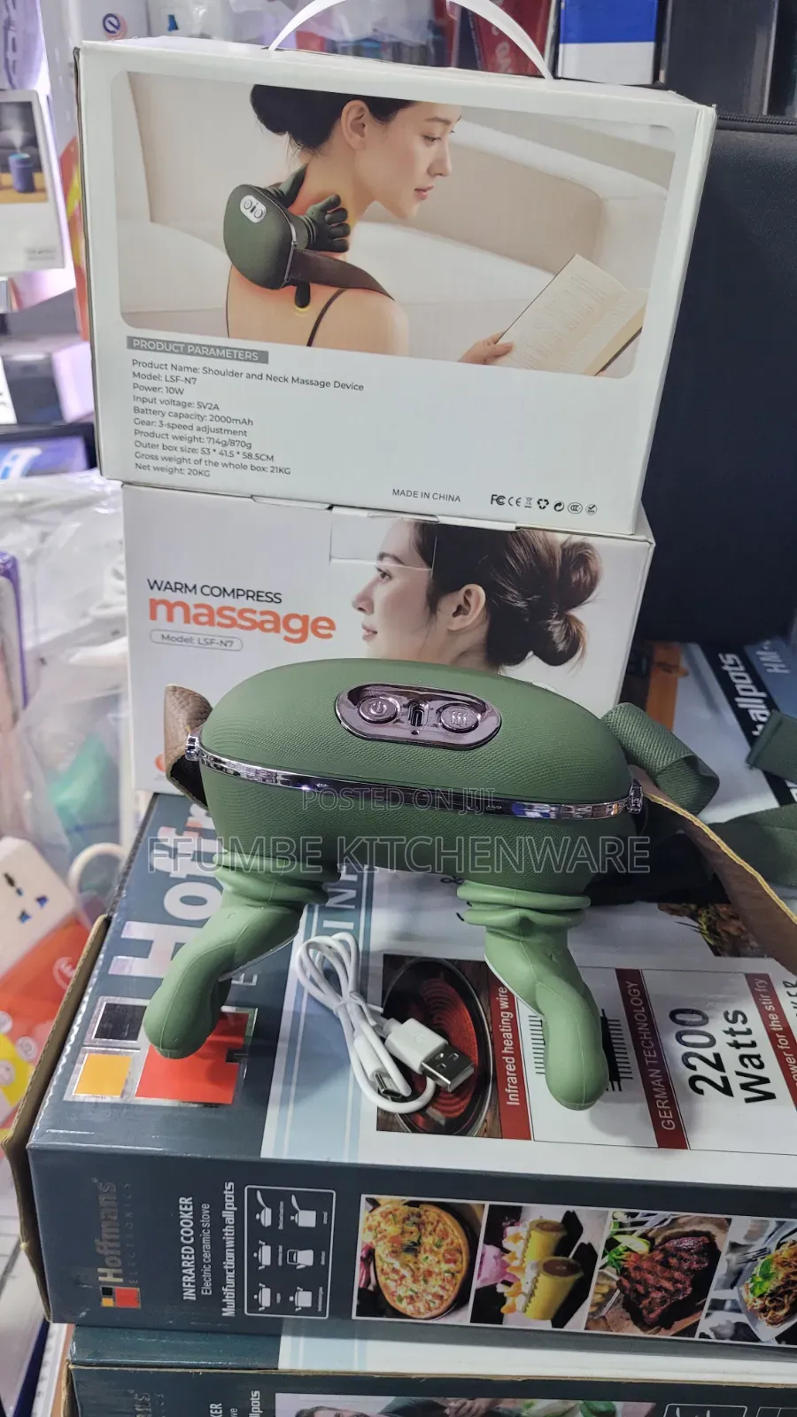 Portable Neck and Shoulder Massager