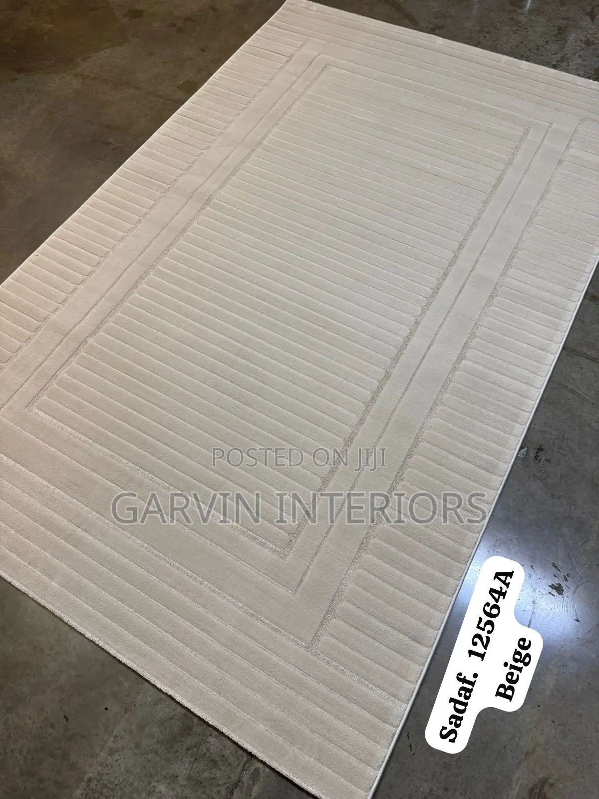 Beige Turkish Center Carpet