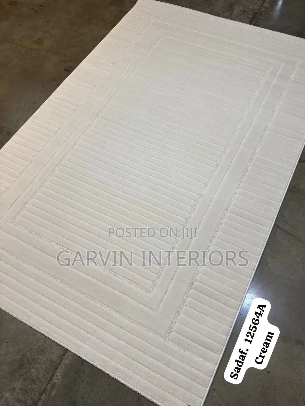 Beige Turkish Center Carpet