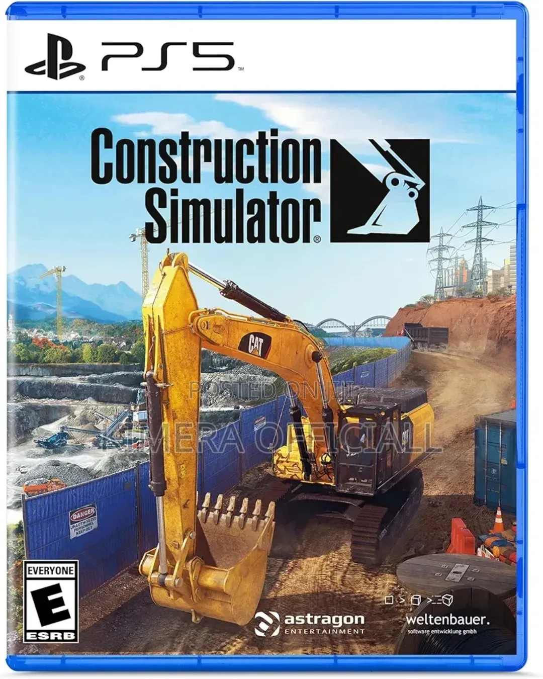 Construction Simulator Game Cd for Ps5