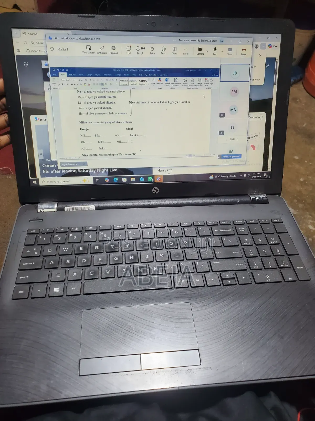 Laptop HP 15 6GB Intel Celeron HDD 320GB