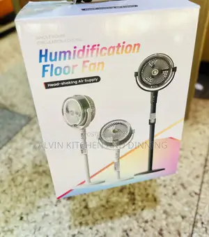 Stand Fan With Remote Control and Humidifier
