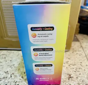 Stand Fan With Remote Control and Humidifier