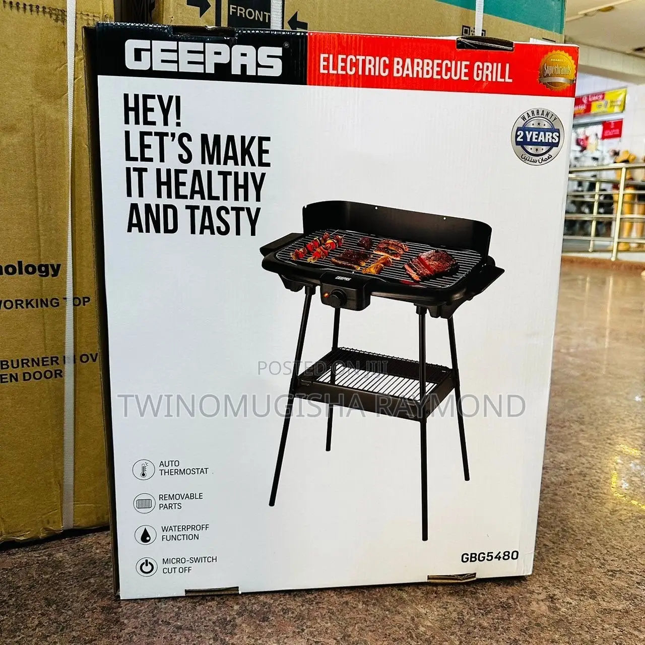Geepas Electric Barbacue Grill