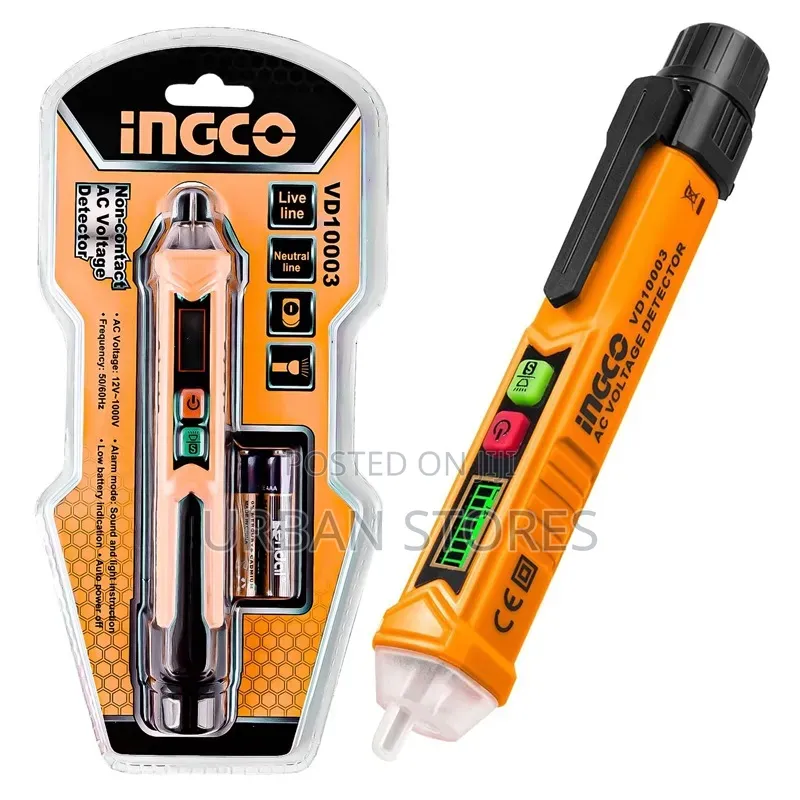 Ingco Non Contact AC Voltage Detector 12-1000v Vd10003