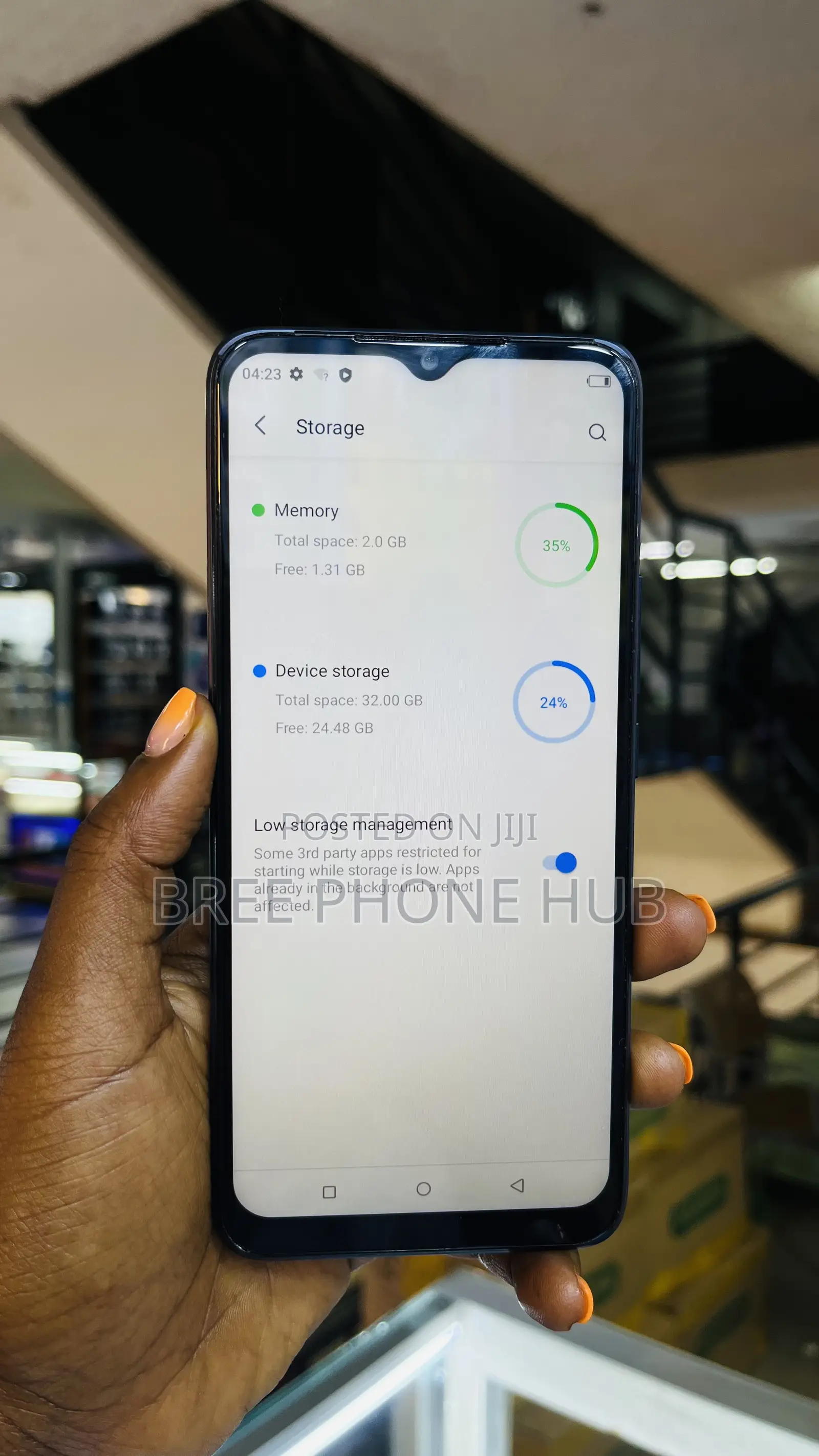 Itel P38 32 GB Blue