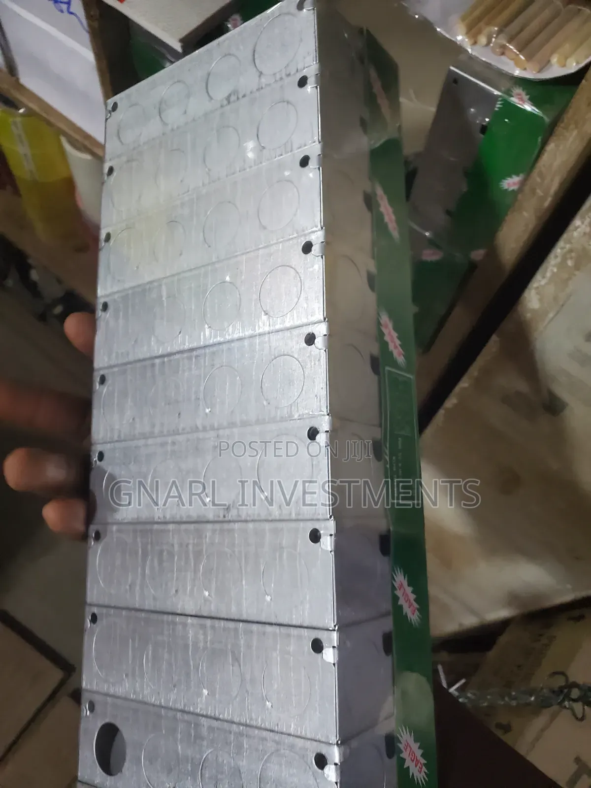 10pc Pack Galvanized GI/Knockout Box 73X130X35 Mm