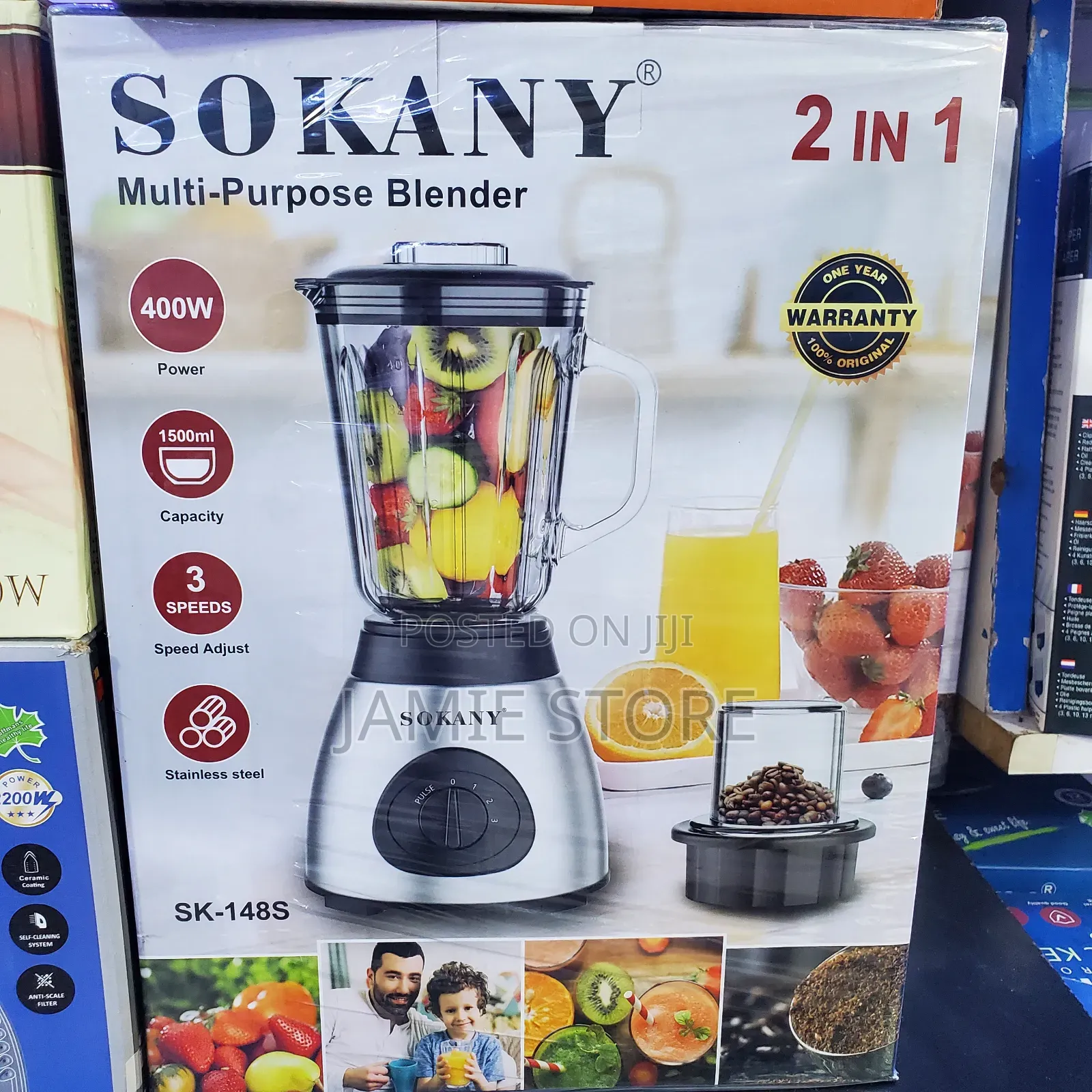 Sokany Multi Purpose Blender/ 2 in 1 Blender