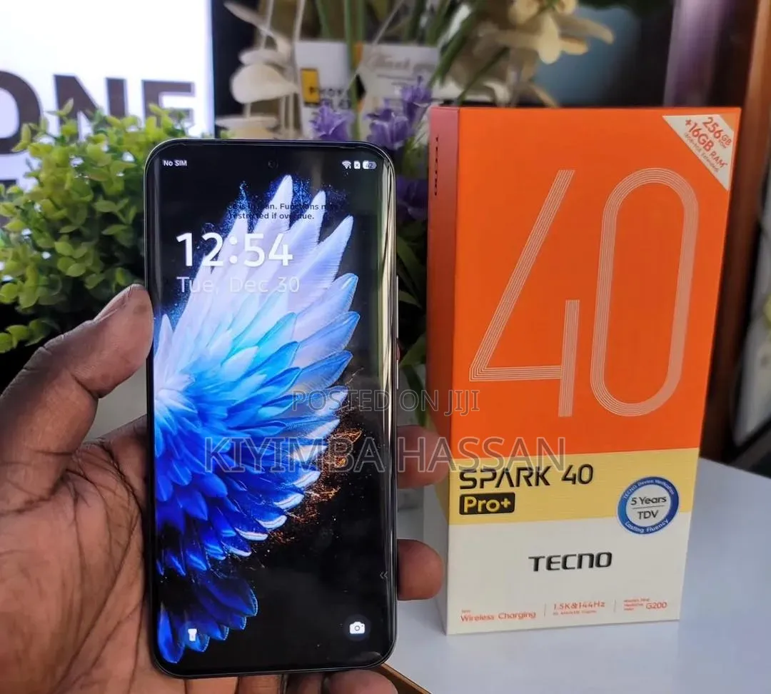 New Tecno Spark 40 Pro+ 256 GB Black