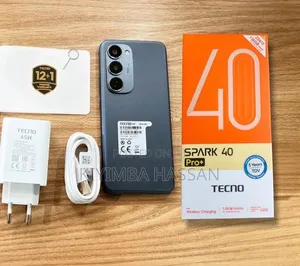 New Tecno Spark 40 Pro+ 256 GB Black