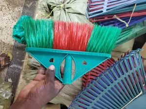Plastic Soft Bristle Broom 4 Sweeping With Handle