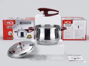 HCX 7L Stainless Steel Pressure Cooker (24cm) With 6 Safeguards
