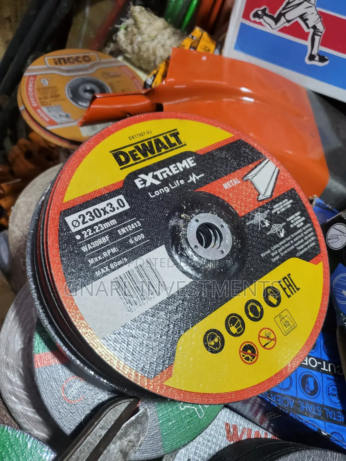 9-Inch Metal and Inox Cutting Disc's All Brands
