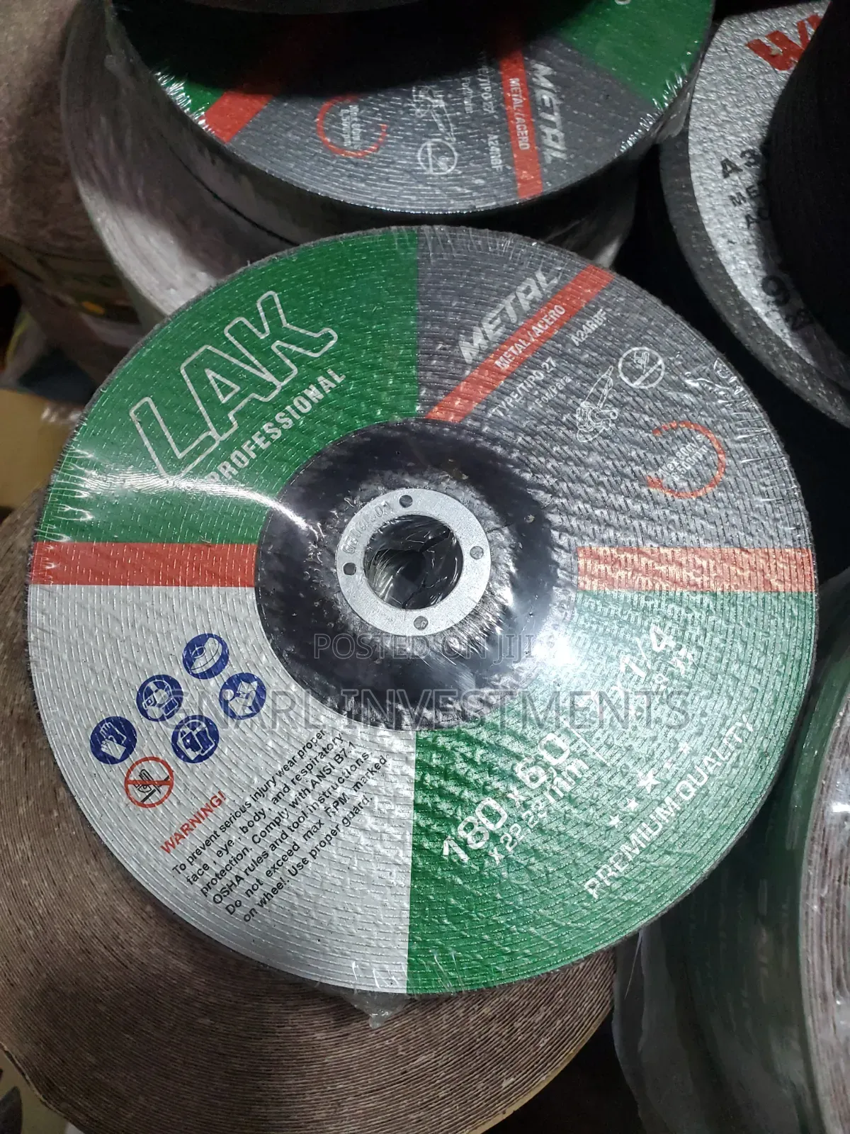 9-Inch Metal and Inox Cutting Disc's All Brands