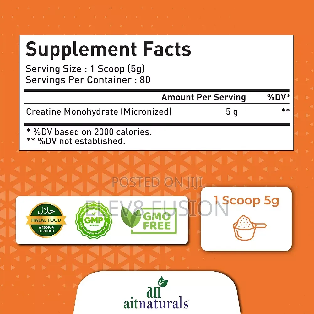 Creatine Monohydrate 80 Servings