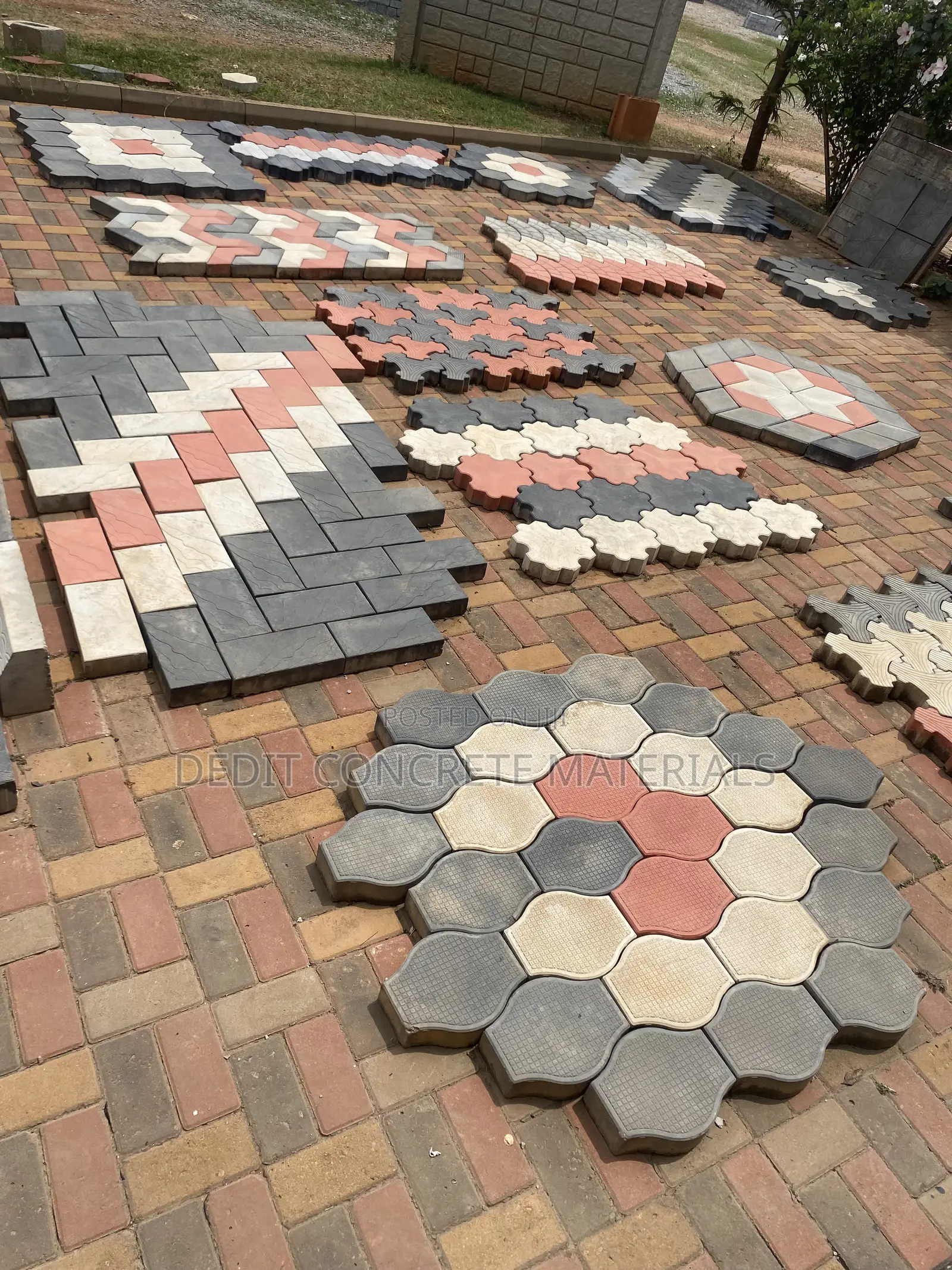 Coloured Pavers of All Designs