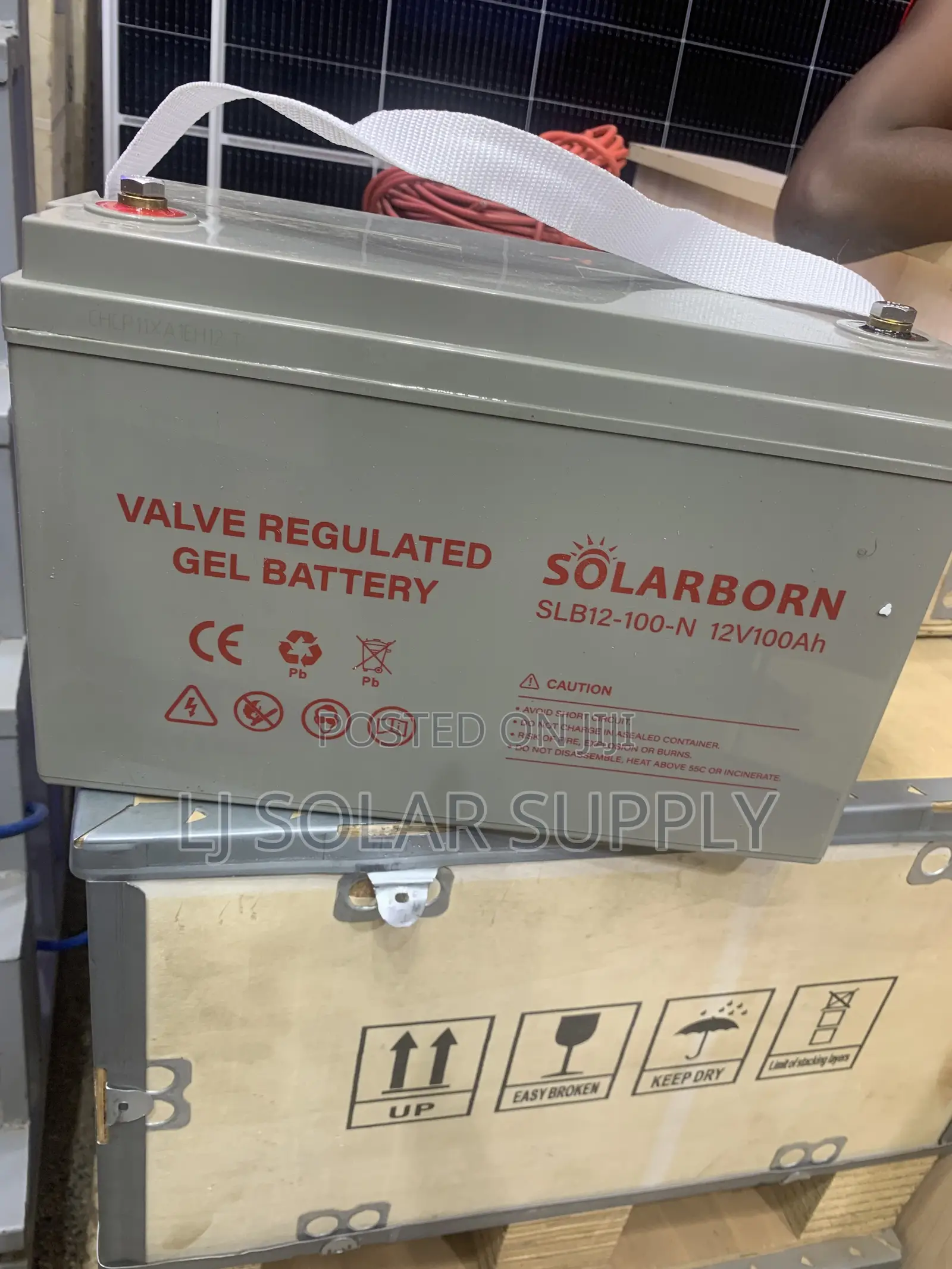 Solar Born Gel Battery 100ah