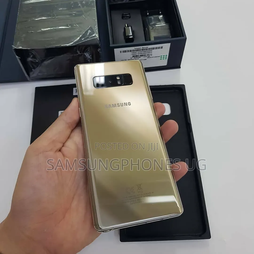 New Samsung Galaxy Note 8 256 GB Gold