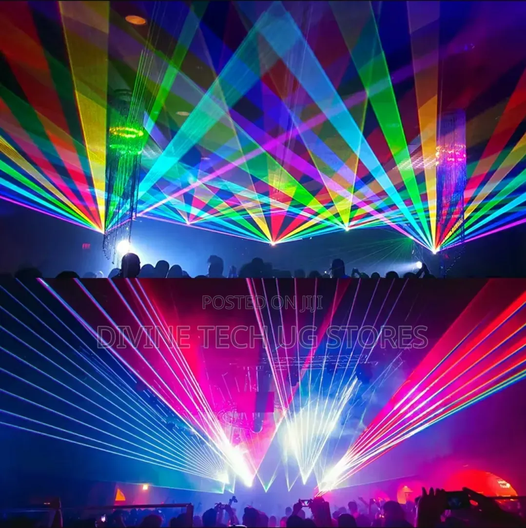 6 Head Laser Show Party Disco Stage Light Full Color With DMX Controls