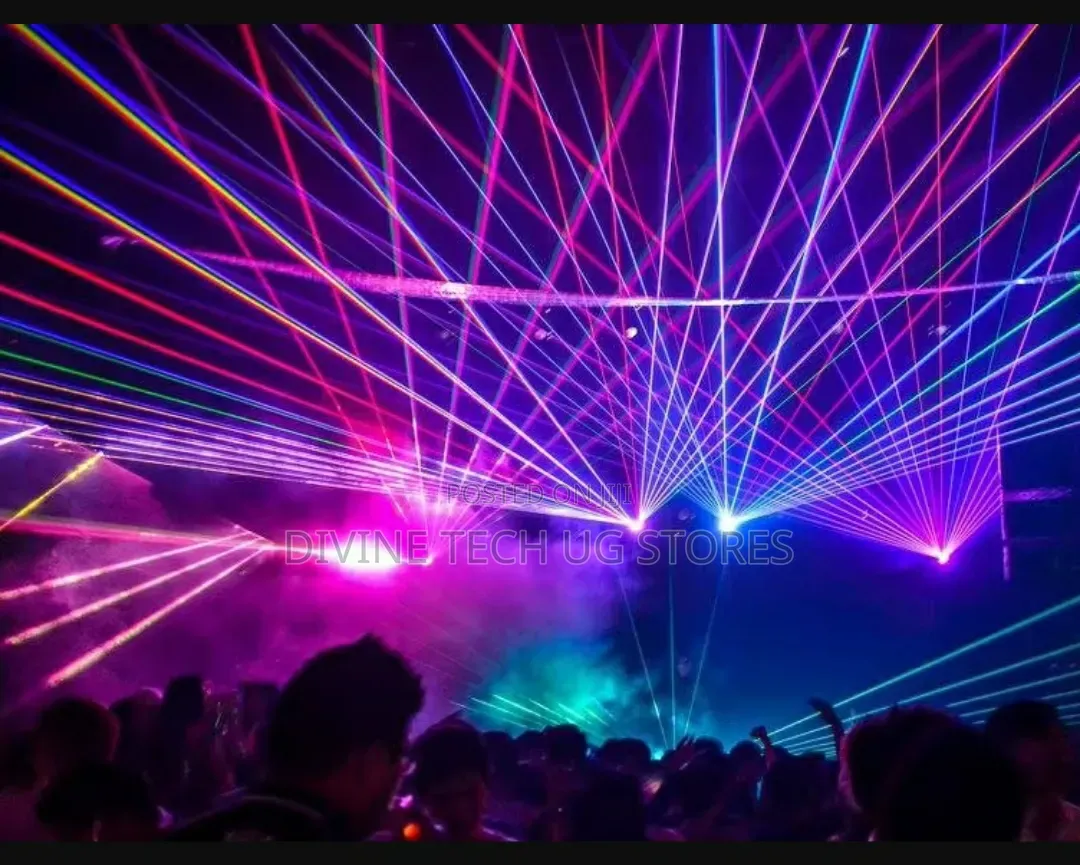 6 Head Laser Show Party Disco Stage Light Full Color With DMX Controls