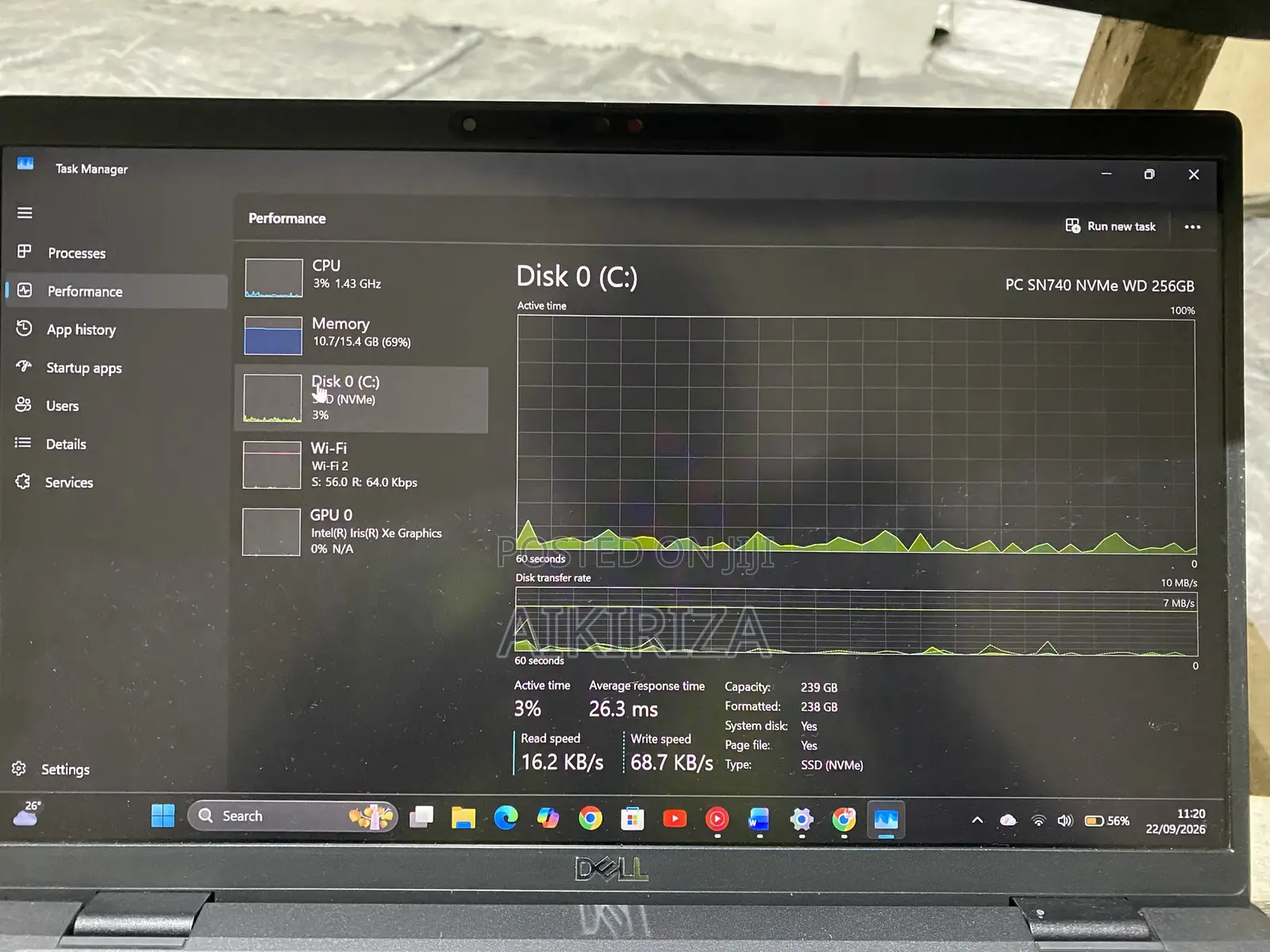 Laptop Dell Latitude 7400 16GB Intel Core i5 SSD 256GB
