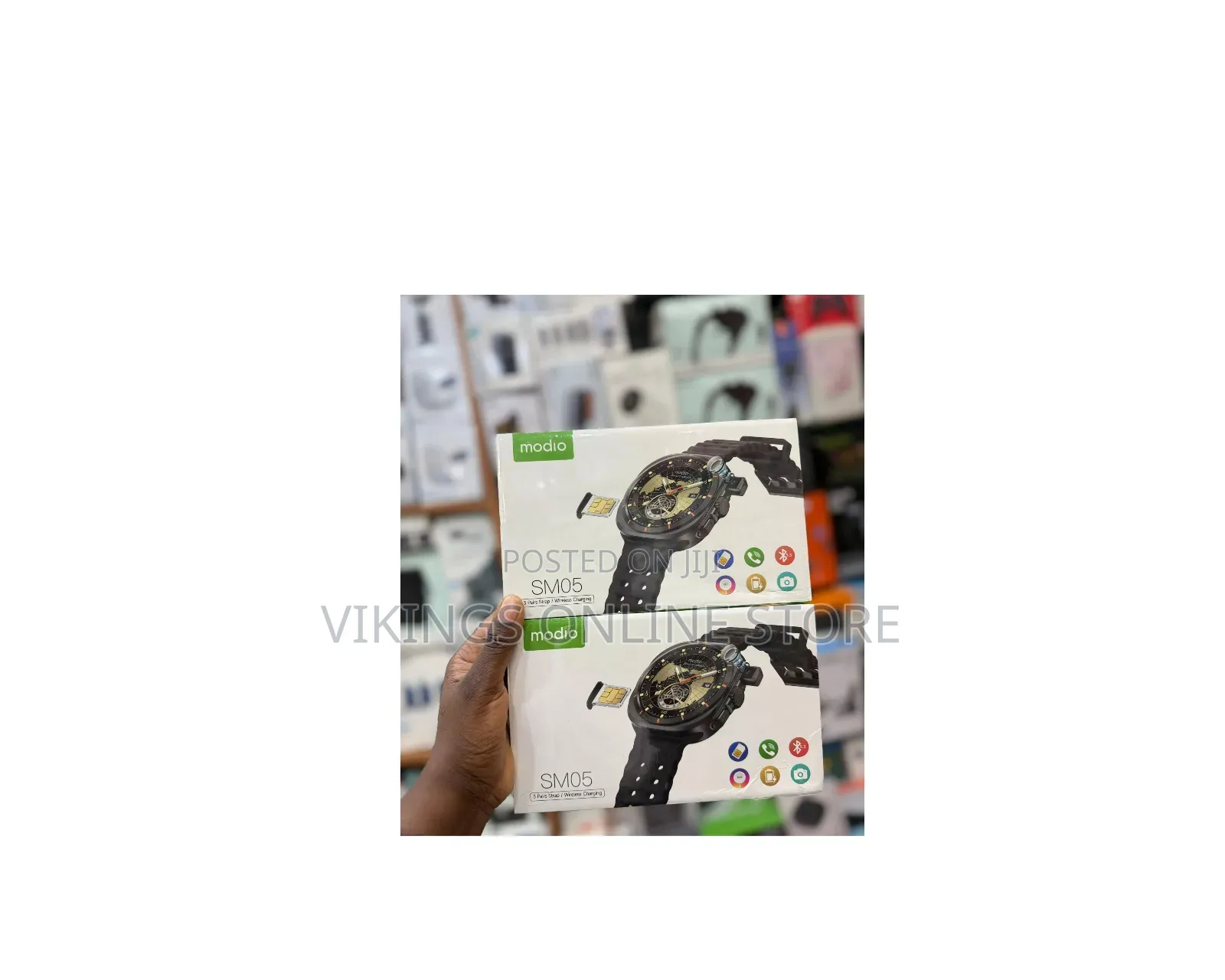 Modio SM05 Smart Watch HD Calling Camera Sim Card