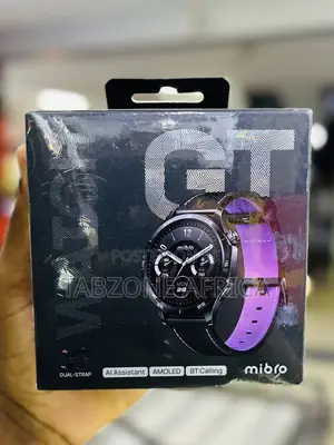 New Mibro Watch GT 1.43” AMOLED Display With GPS - Leather Strap