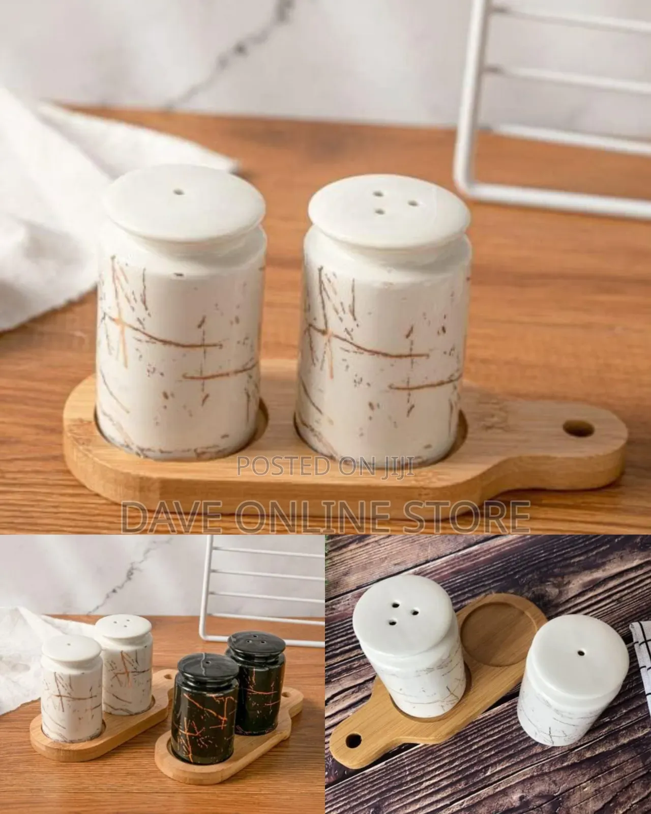 CakeMatters Classic Porcelain Salt and Pepper Shakers
